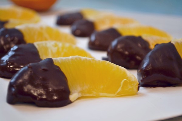 pomarańcze w czekoladzie